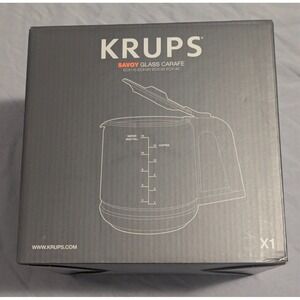 KRUPS Savoy 12 Cup Coffee Carafe XB112050 Replacement EC3110 3120 3130 2140